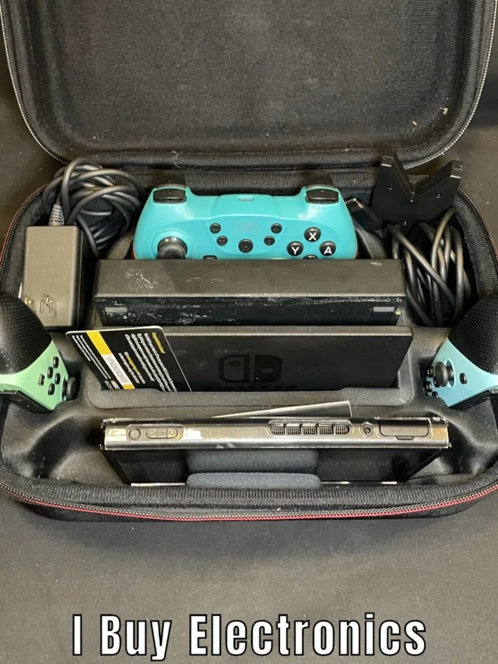 Nintendo Switch With Upgraded Joy Cons And Accessories